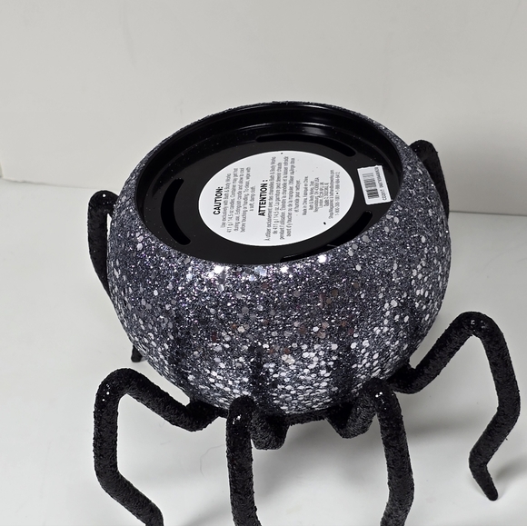 Bath & Body Works Glittery Spider 3 Wick Candle Holder Nwt - Picture 3 of 7